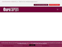 Tablet Screenshot of eurocargogranada.com